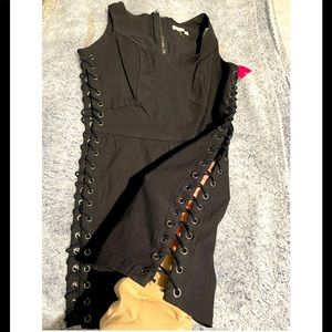 Shorts, jumper, crisscross sides